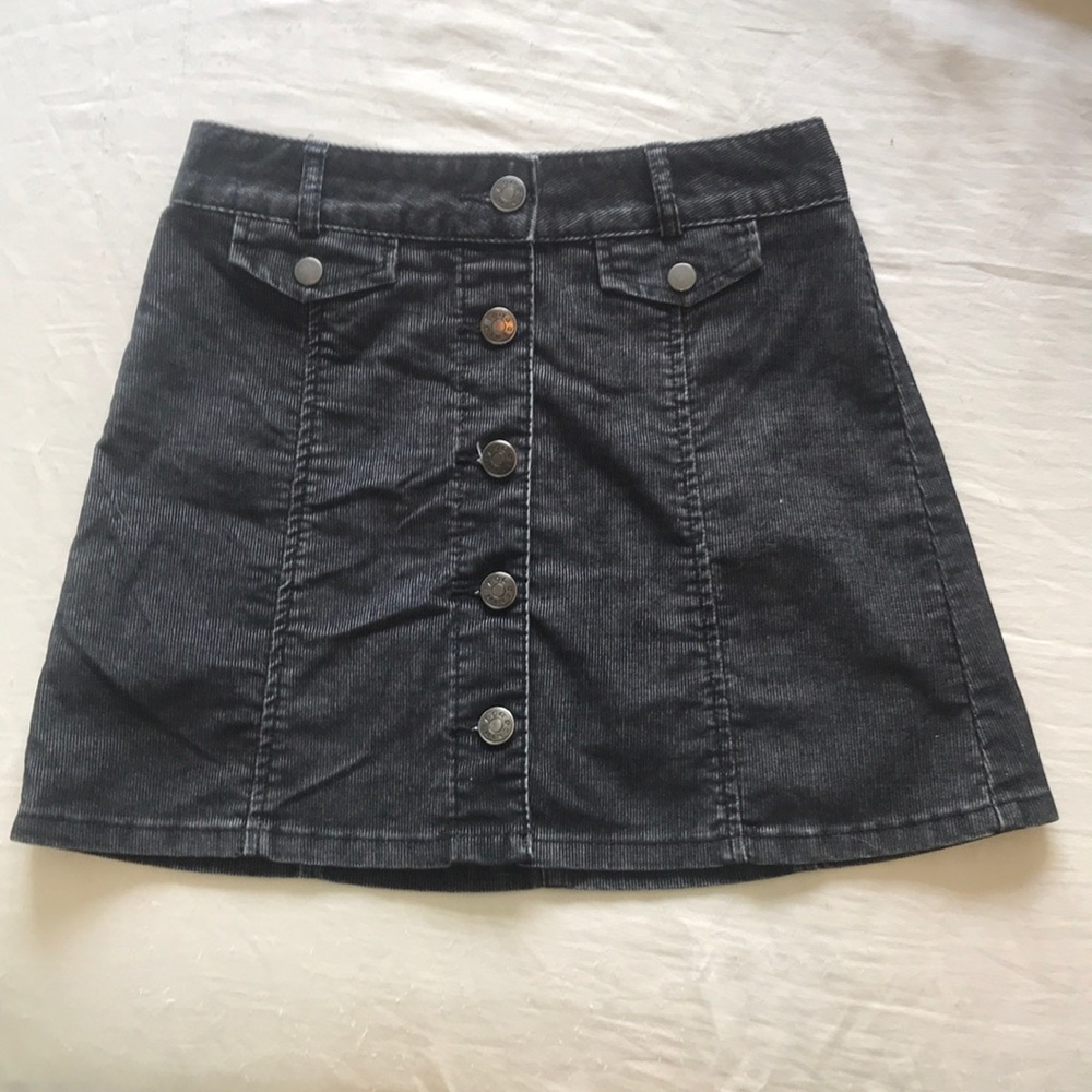 VINTAGE BDG BLACK DENIM SKIRT